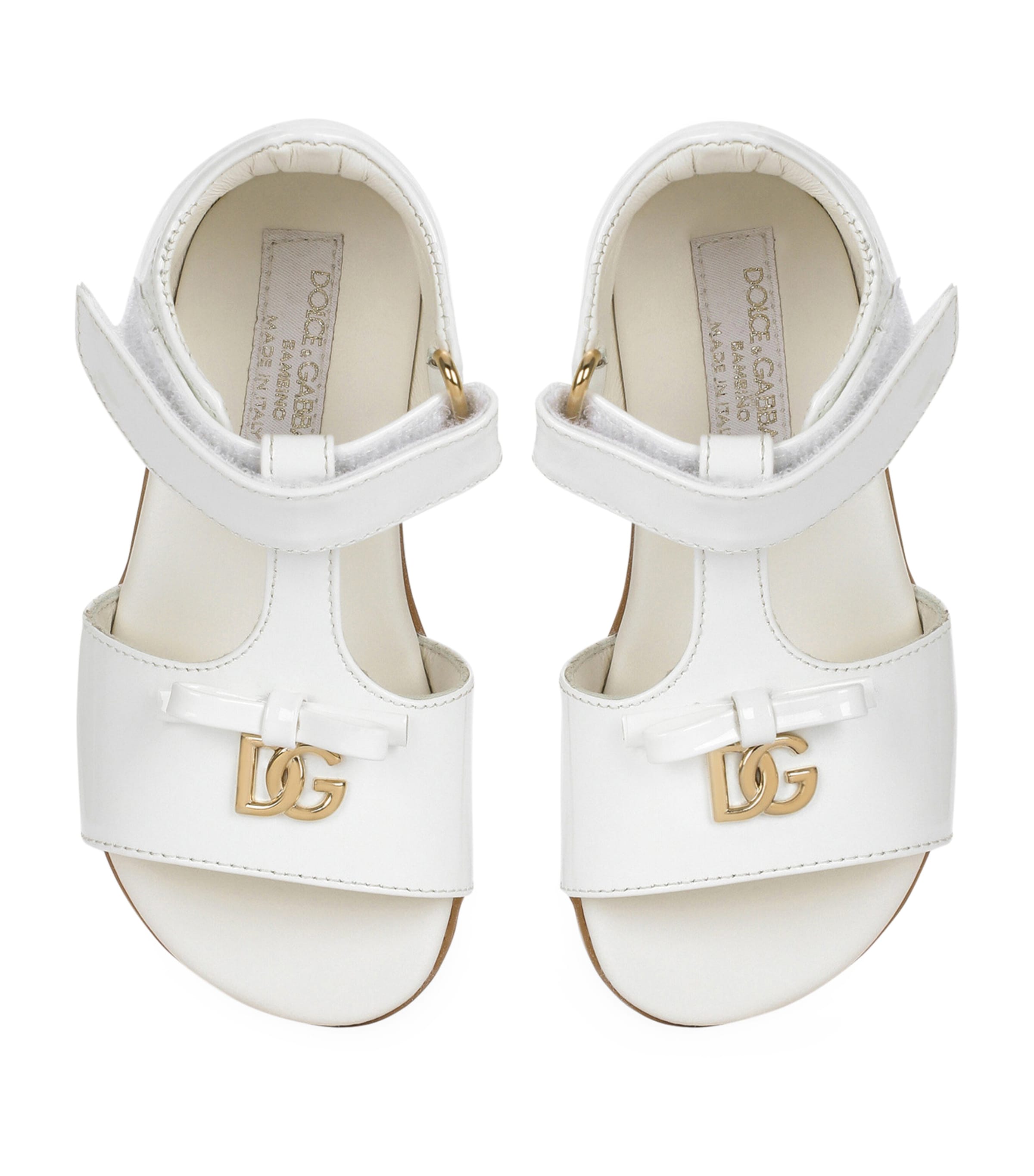 Leather Bow-Tie Sandals 87682-LATTE 1 Image 3