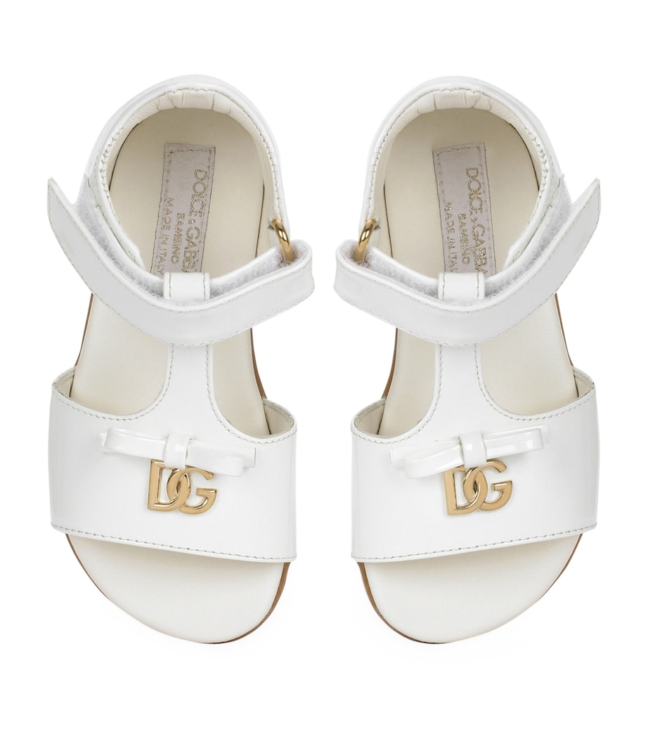 Leather Bow-Tie Sandals 87682-LATTE 1 Image 3