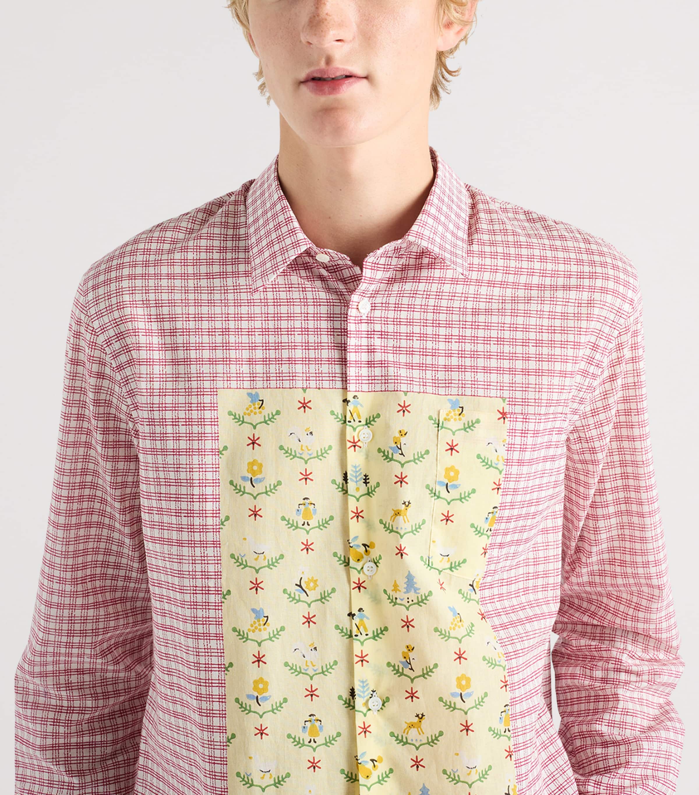 Cotton Printed Shirt F0011 Image 3