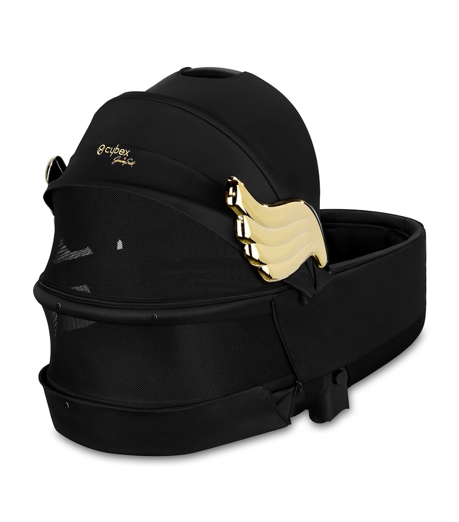 x Jeremy Scott Wings Priam Lux Carrycot BLACK Image 3