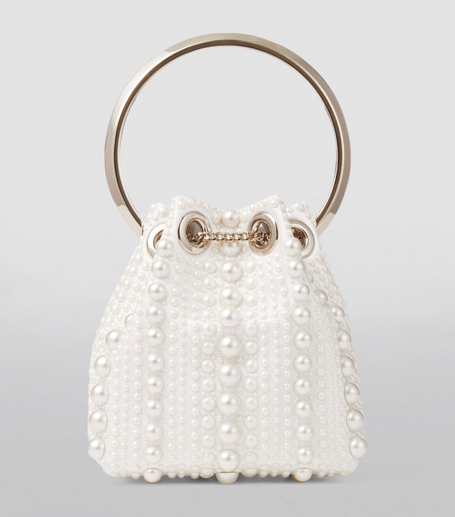 Micro Bon Bon Top-Handle Bag IVORY Image 3