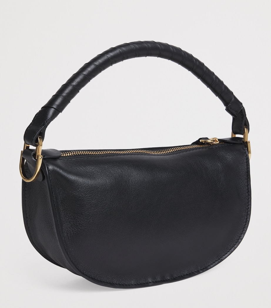 Mini Calfskin Marcie Shoulder Bag BLACK Image 2