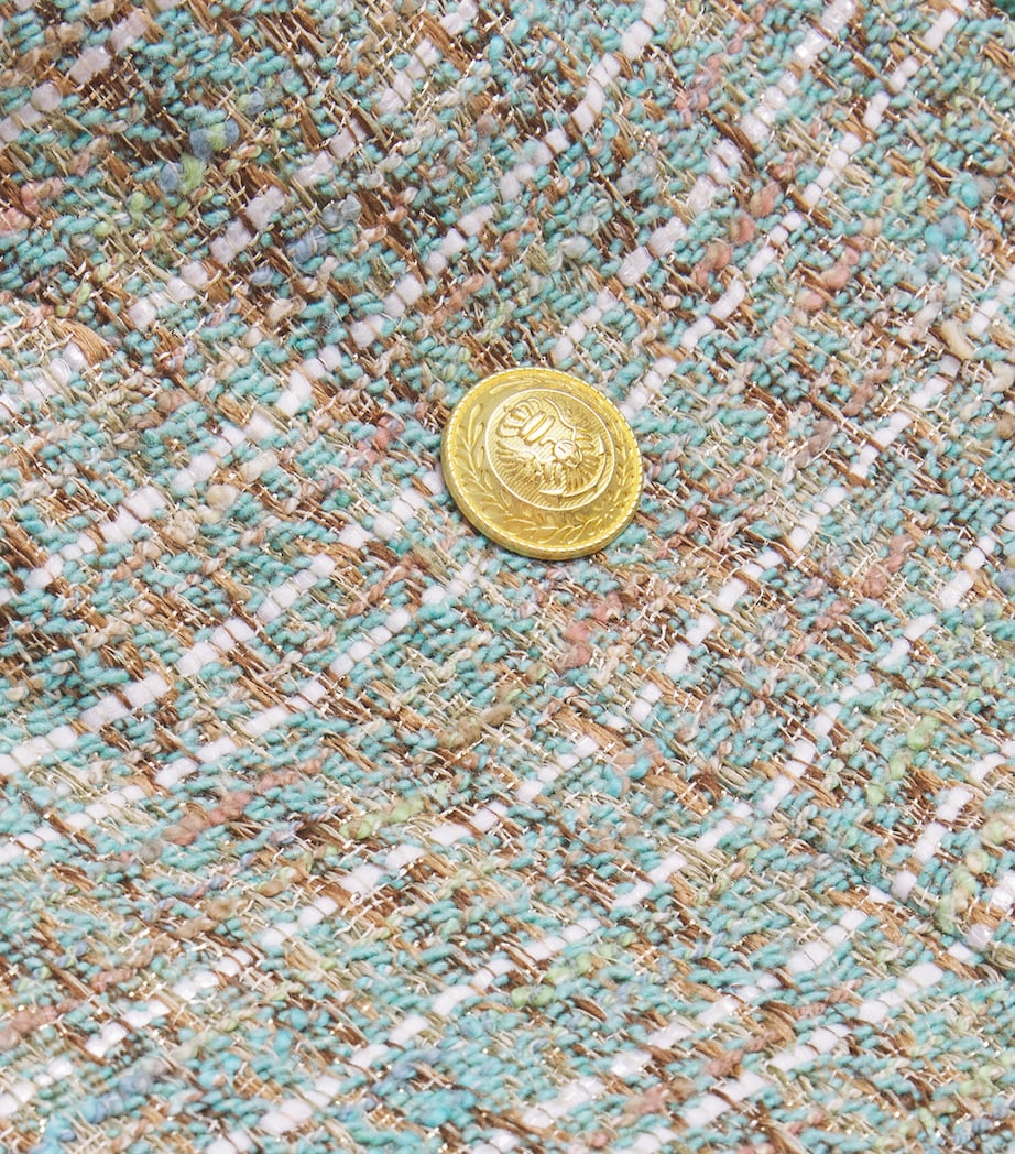 Tweed Cropped Clydie Blazer 1934PKE LAGN/LT BRWN Image 5