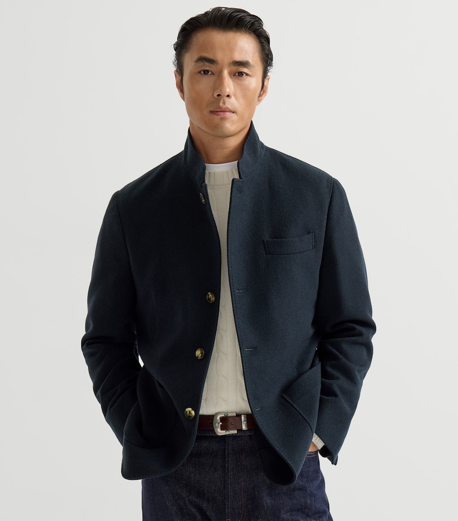 Brunello Cucinelli Mens Cashmere Blazer Image 4