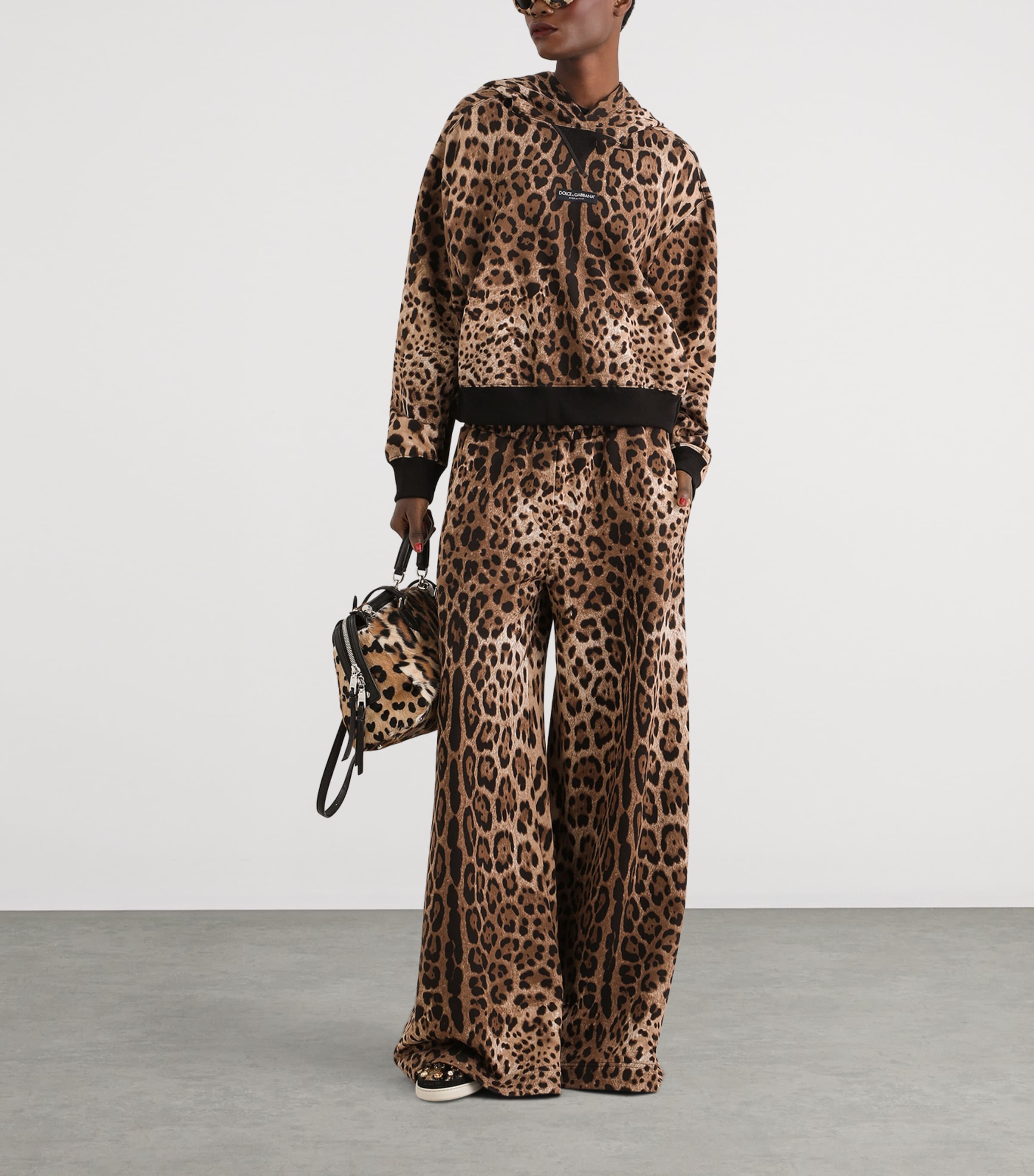Dolce&Gabbana Womens Cotton Leopard Print T-Shirt Leo New Image 4