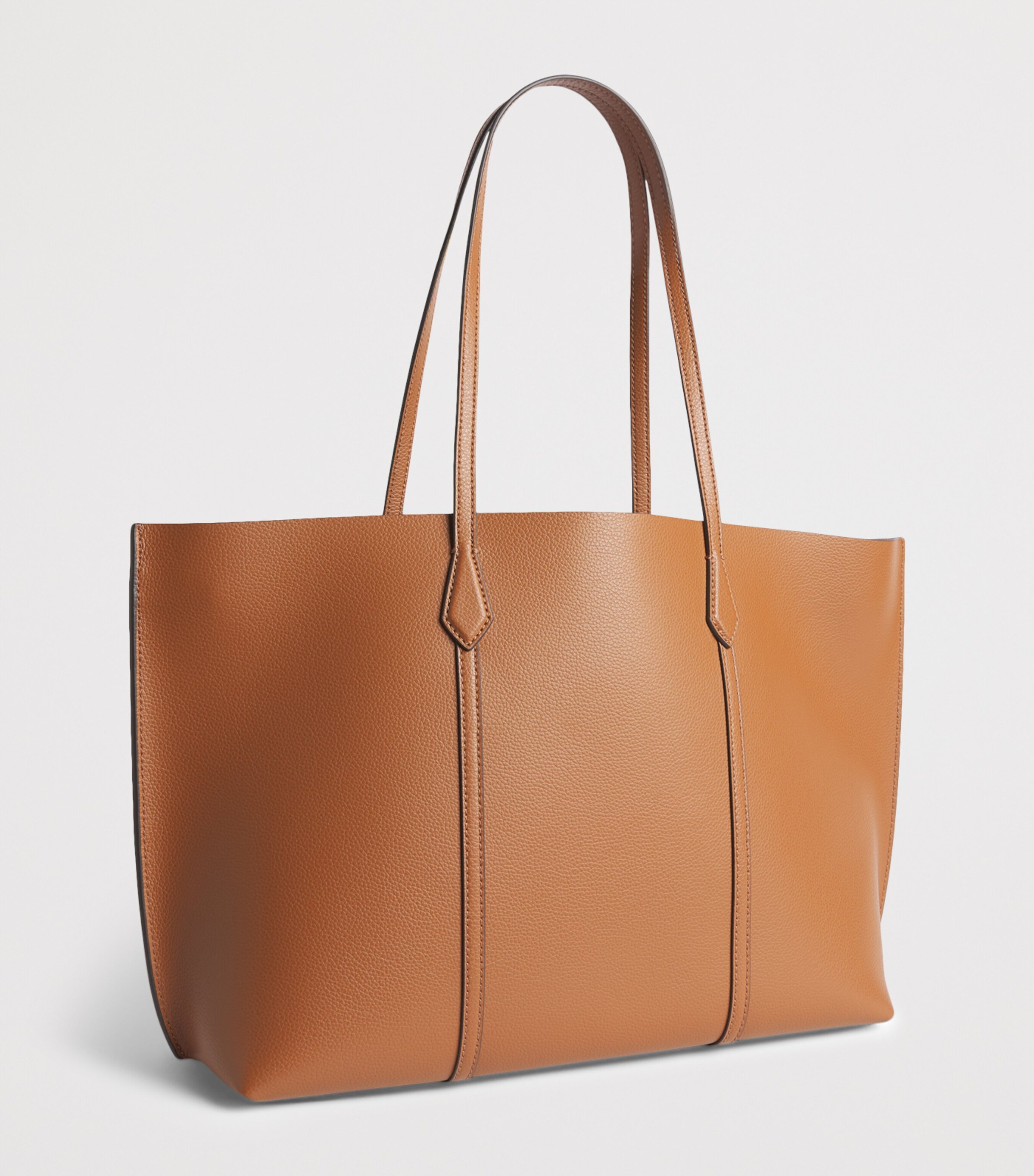 Tory Burch Brown Leather Perry Tote Bag | Harrods US