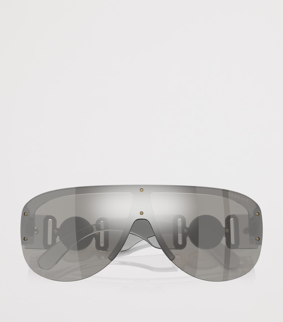 Versace Aviator Sunglasses Grey Image 5
