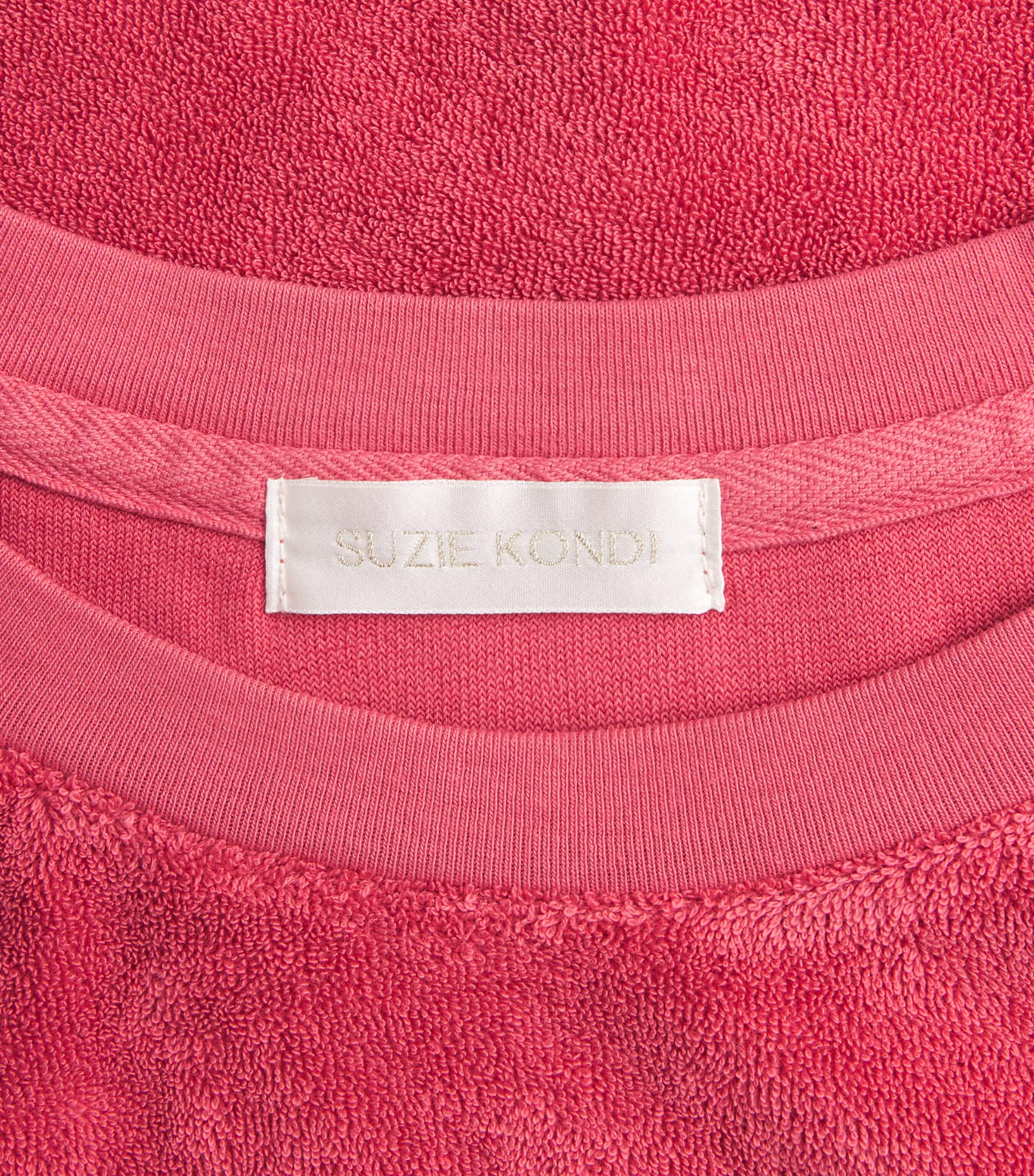 Suzie Kondi Womens Cotton-Blend Samos Sweatshirt Framboise Image 6