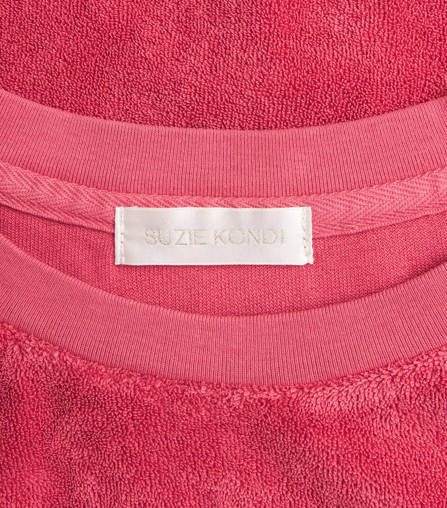 Suzie Kondi Womens Cotton-Blend Samos Sweatshirt Framboise Image 6