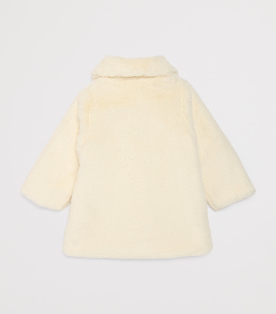 Faux Fur Ivory Coat (12 Months) 60 T888 Image 2
