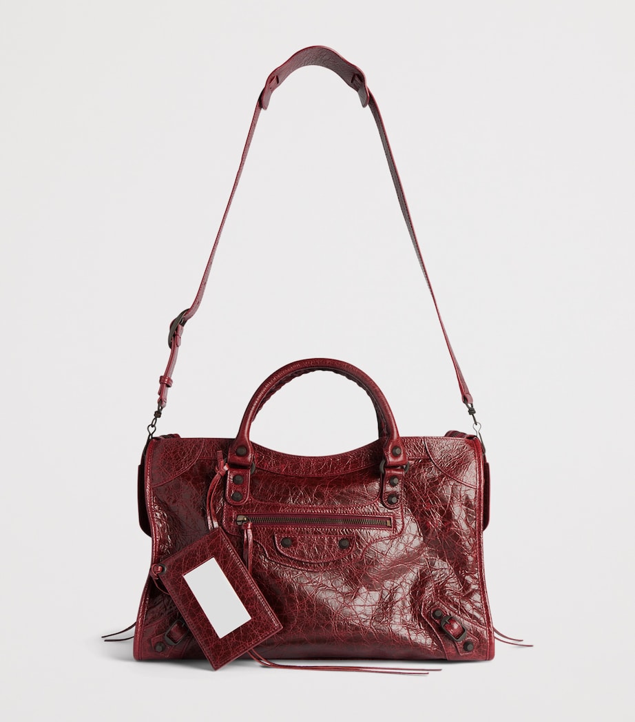 Balenciaga Medium Lambskin Le City Top-Handle Bag Image 3