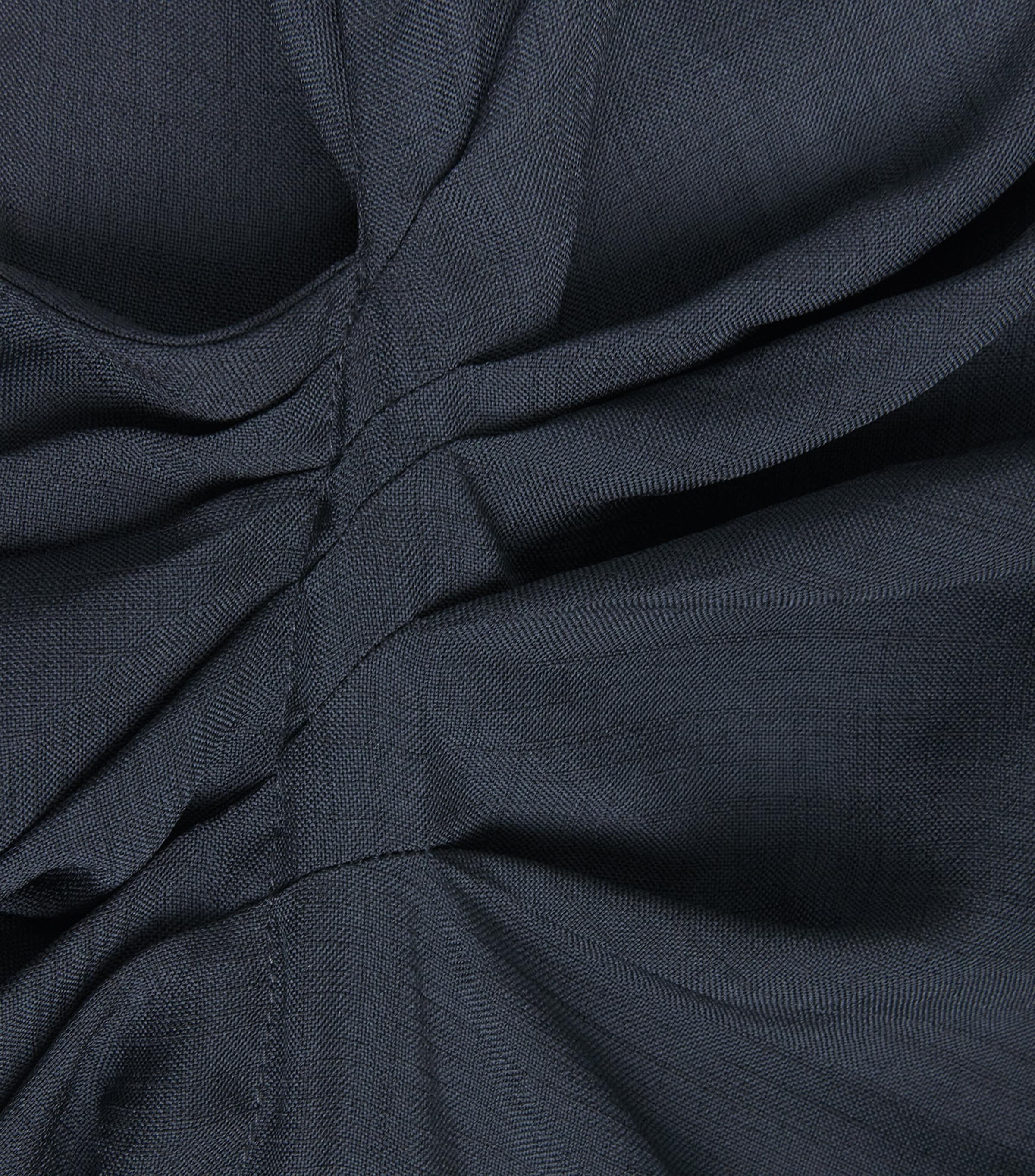 CAMILLA AND MARC Womens Draped Audry Maxi Dress French Navy Image 6