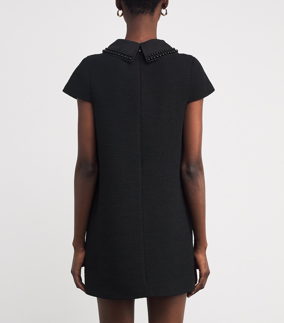 Tweed Mini Dress BLACK Image 4