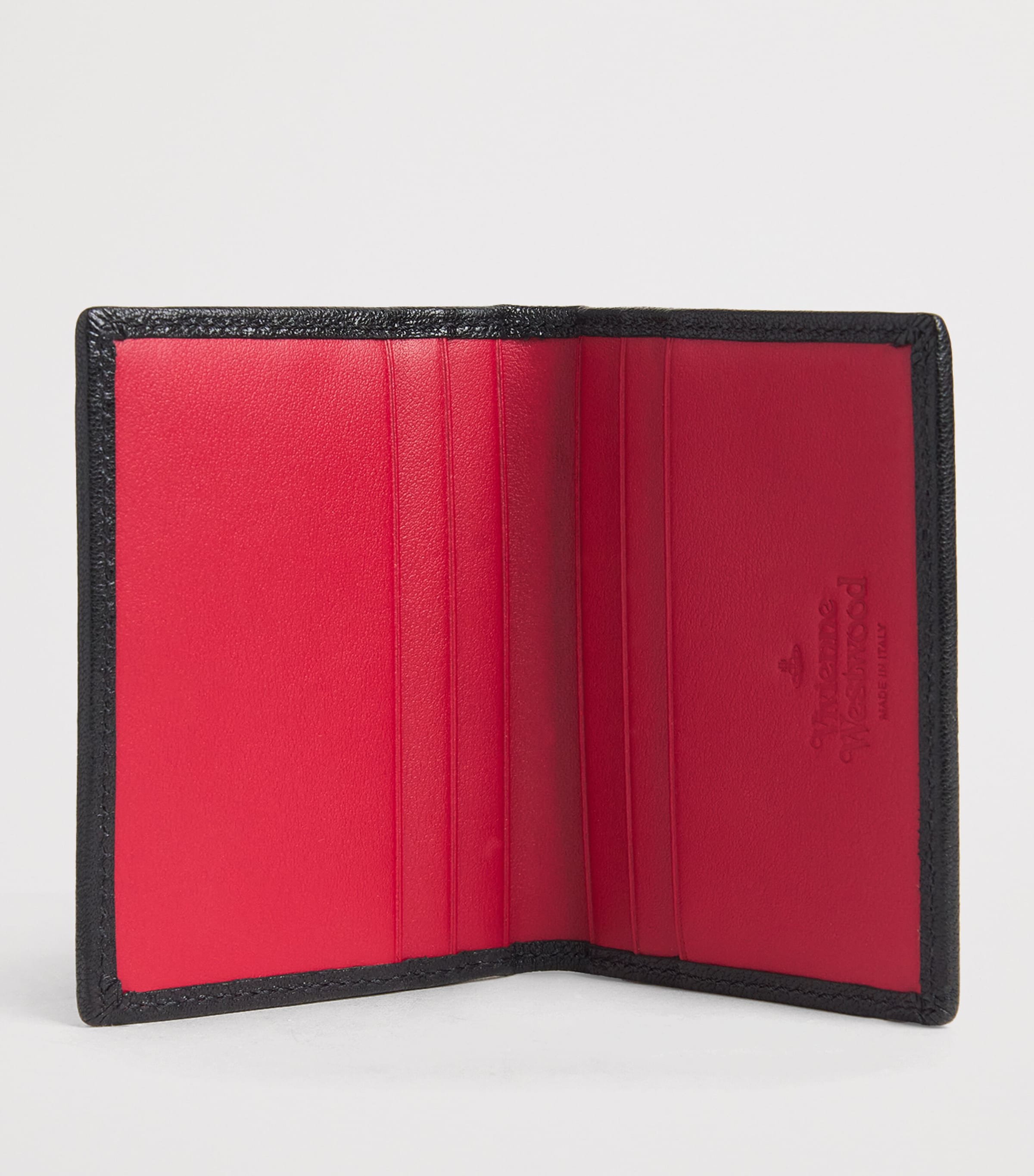 Vivienne Westwood Supple Leather Card Holder Black Image 2