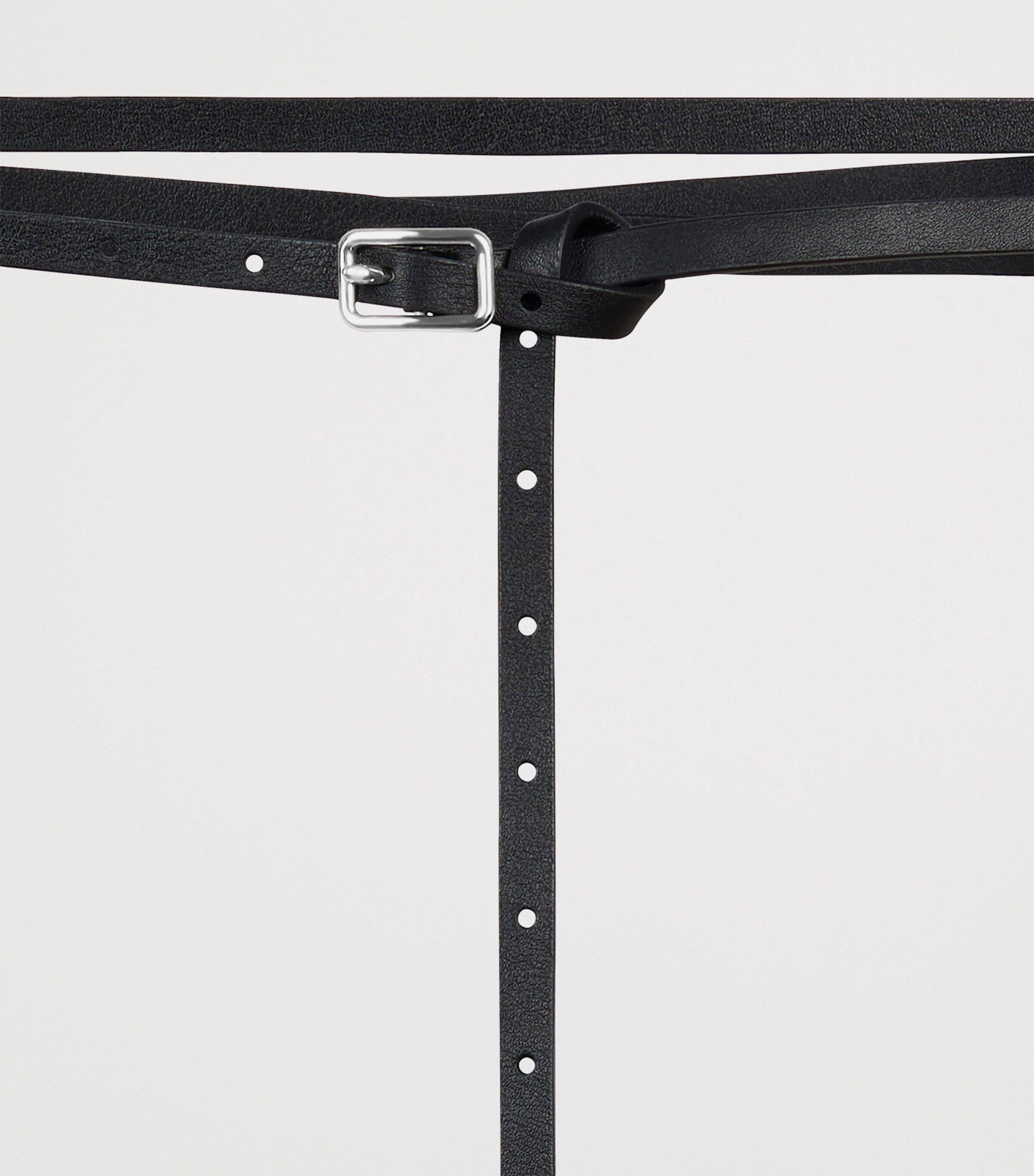 Givenchy Leather Longline Belt Black Image 4