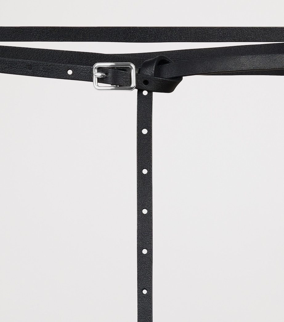 Givenchy Leather Longline Belt Black Image 4