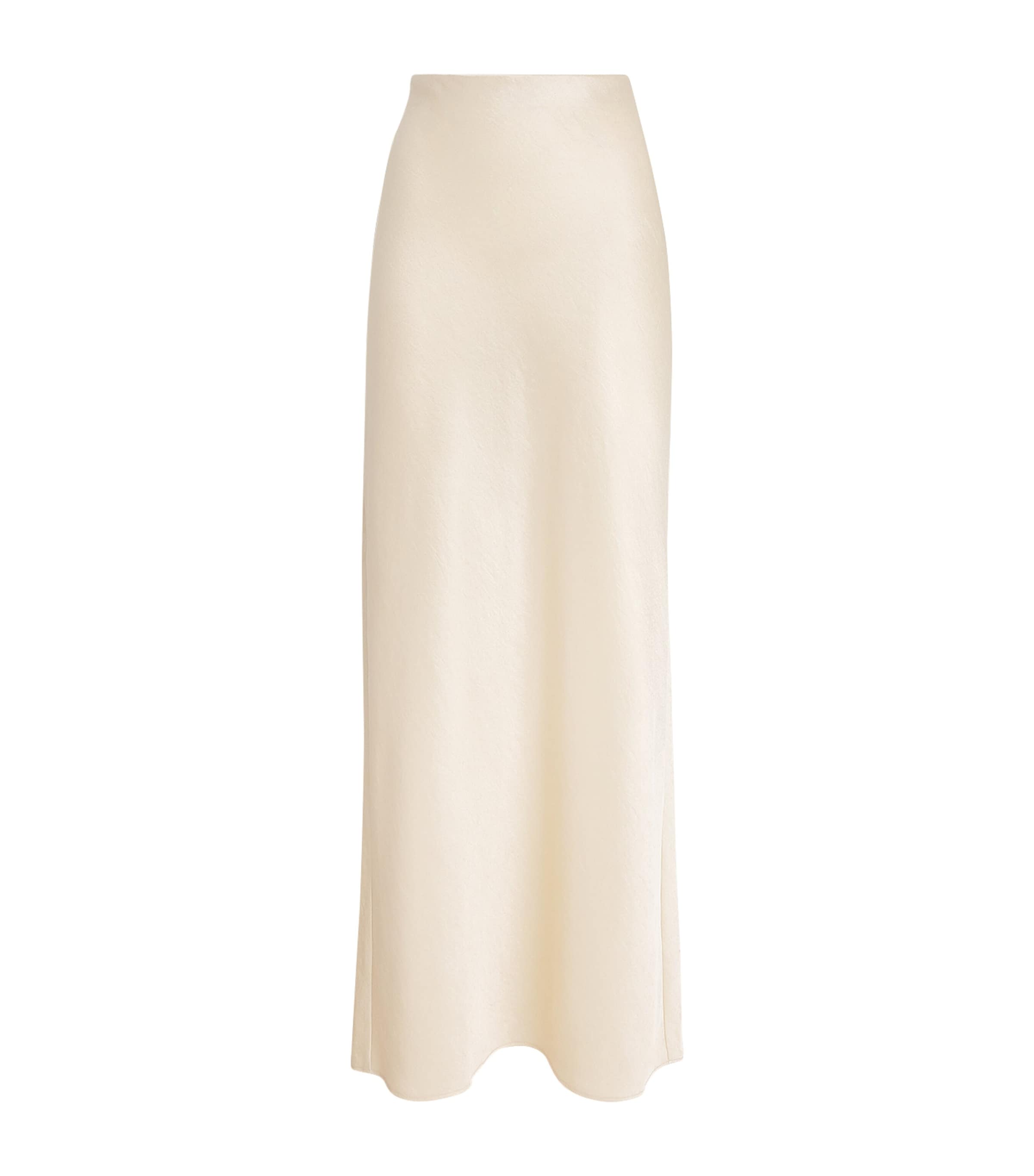 Satin Bias-Cut Column Skirt 115BON Image 1