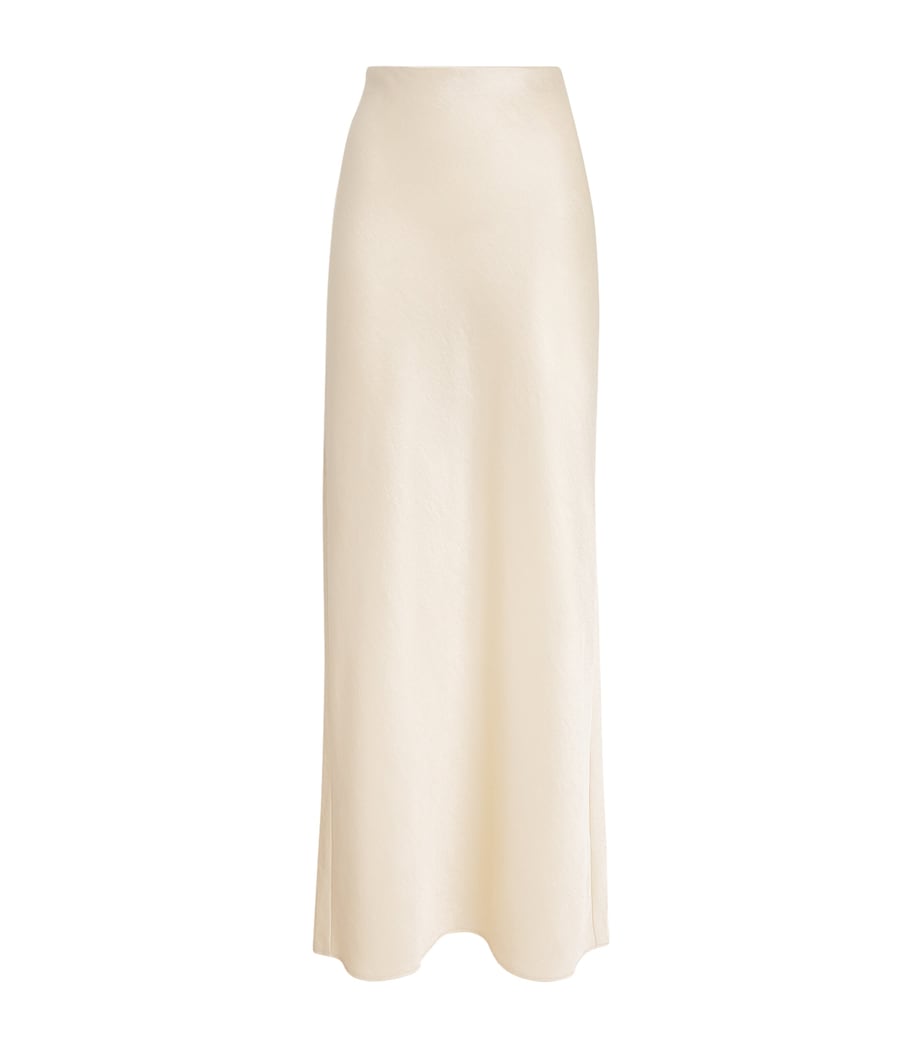 Satin Bias-Cut Column Skirt 115BON Image 1
