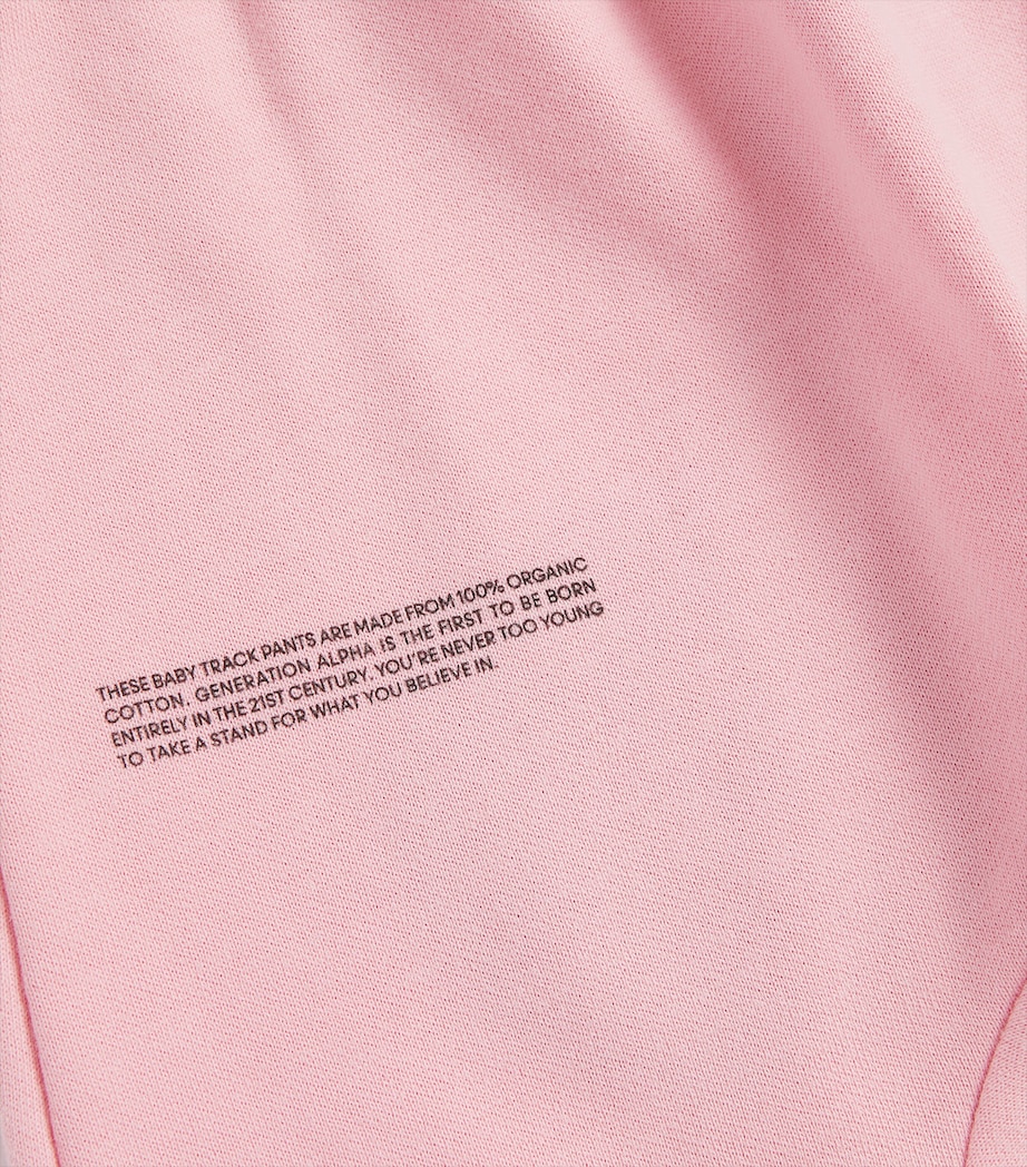 Pangaia Kids Organic Cotton Sweatpants (3-24 Months) Sakura Pink Image 4