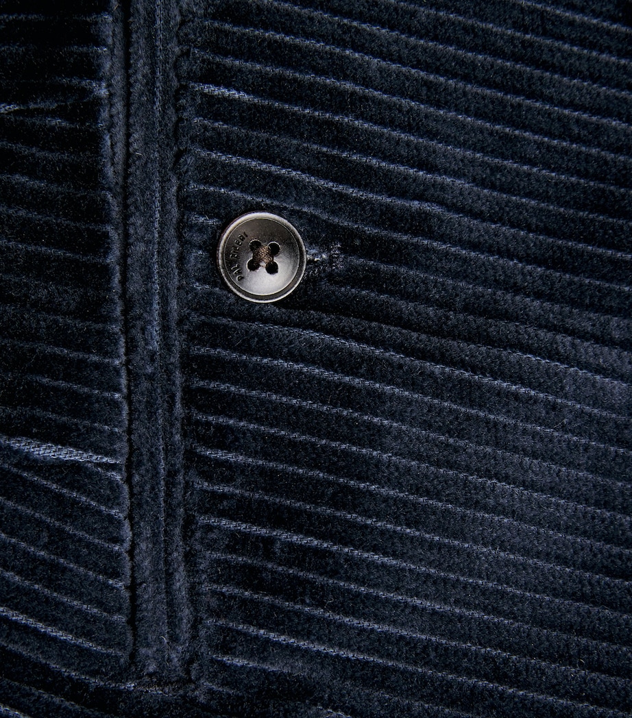 Corduroy Trousers 01 BLUE NAVY Image 5