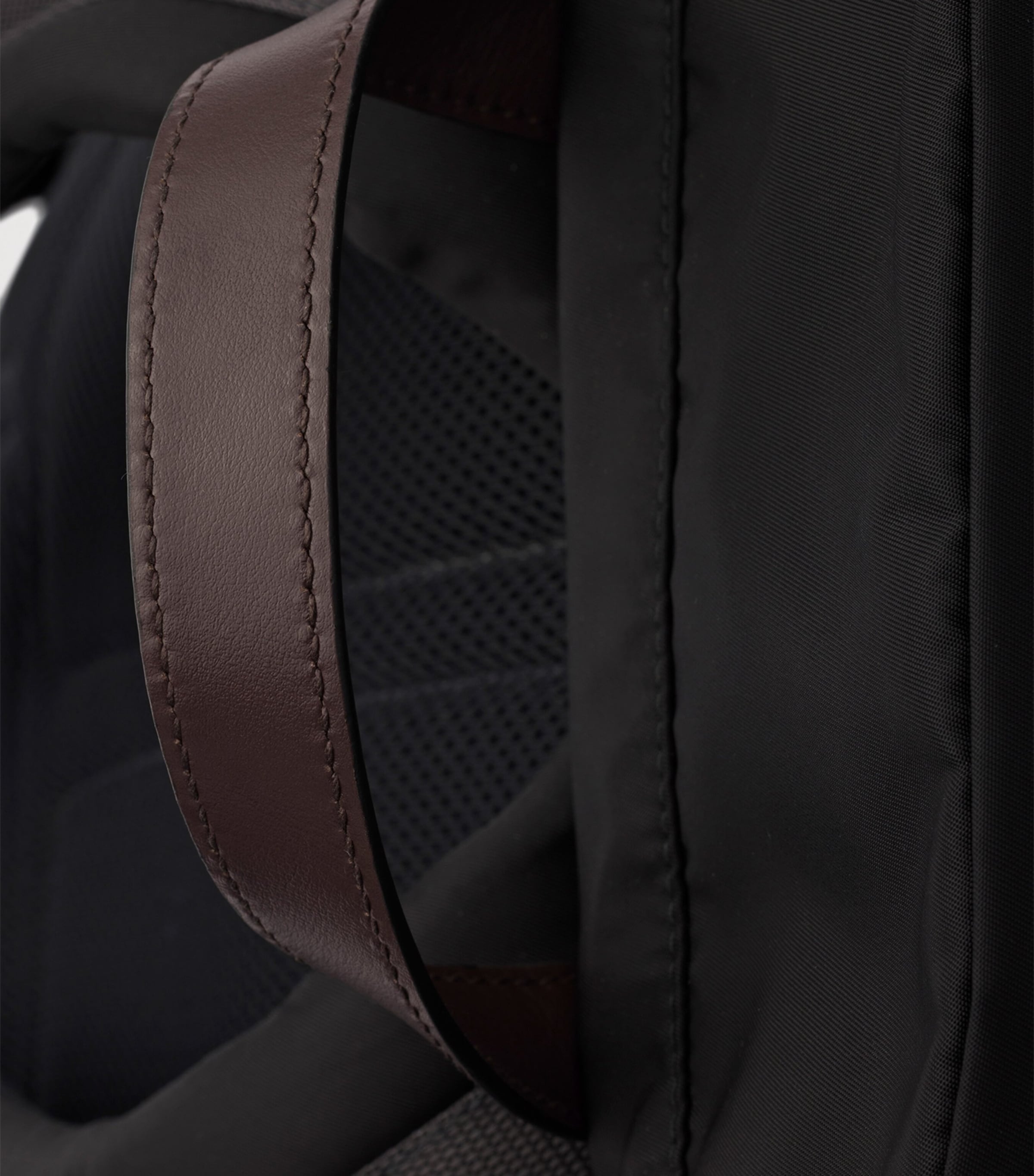 Prada Re-Nylon and Leather Backpack Image 6