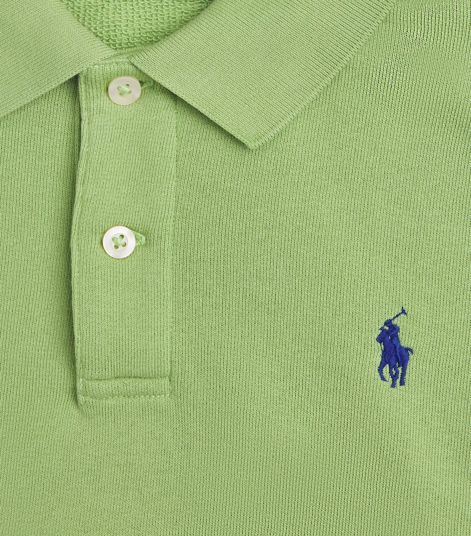 Polo Ralph Lauren Womens Cotton-Blend Polo Sweater Parakeet Green Image 6