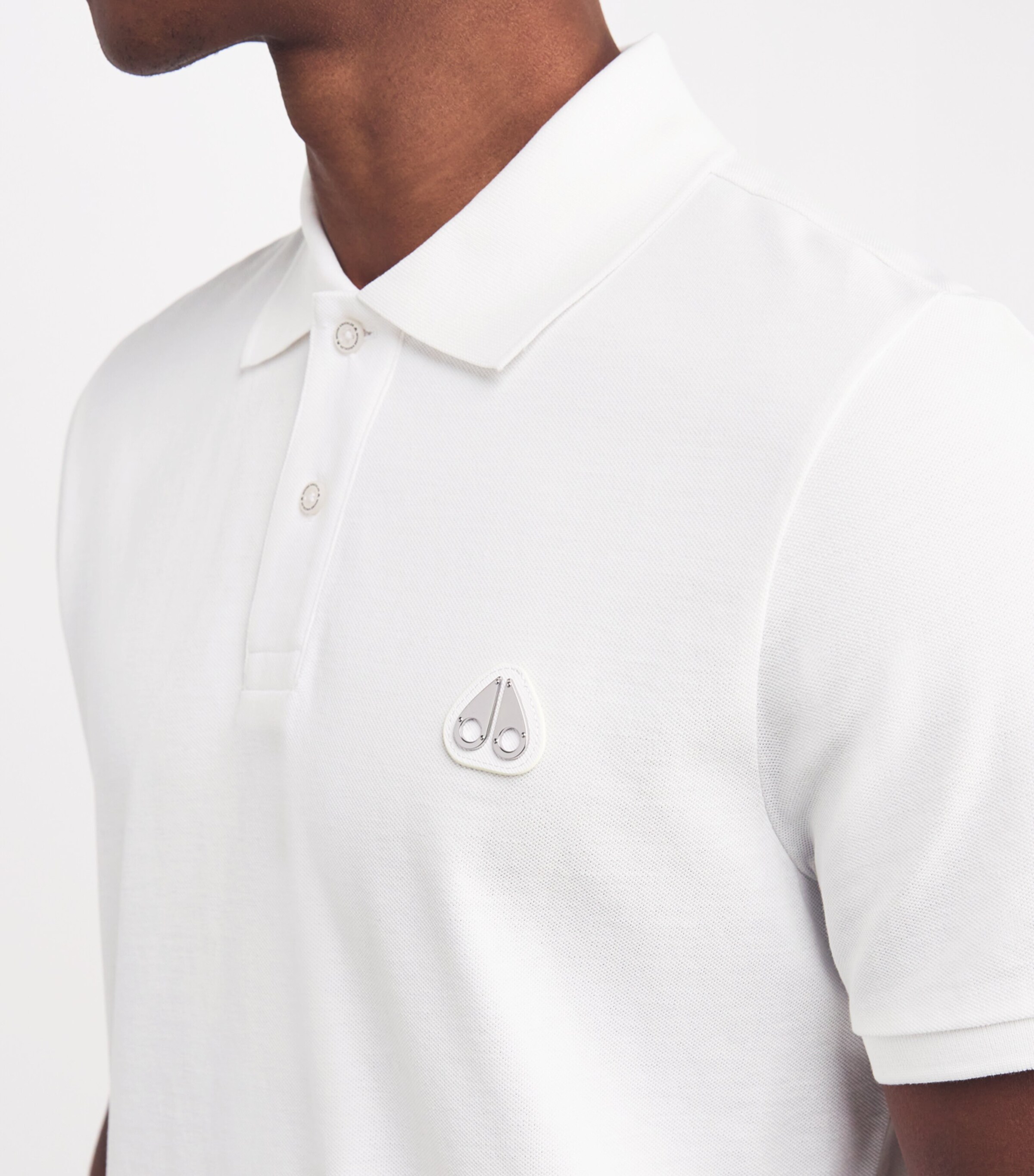 Cotton Logo Polo Shirt WHITE-160 Image 6