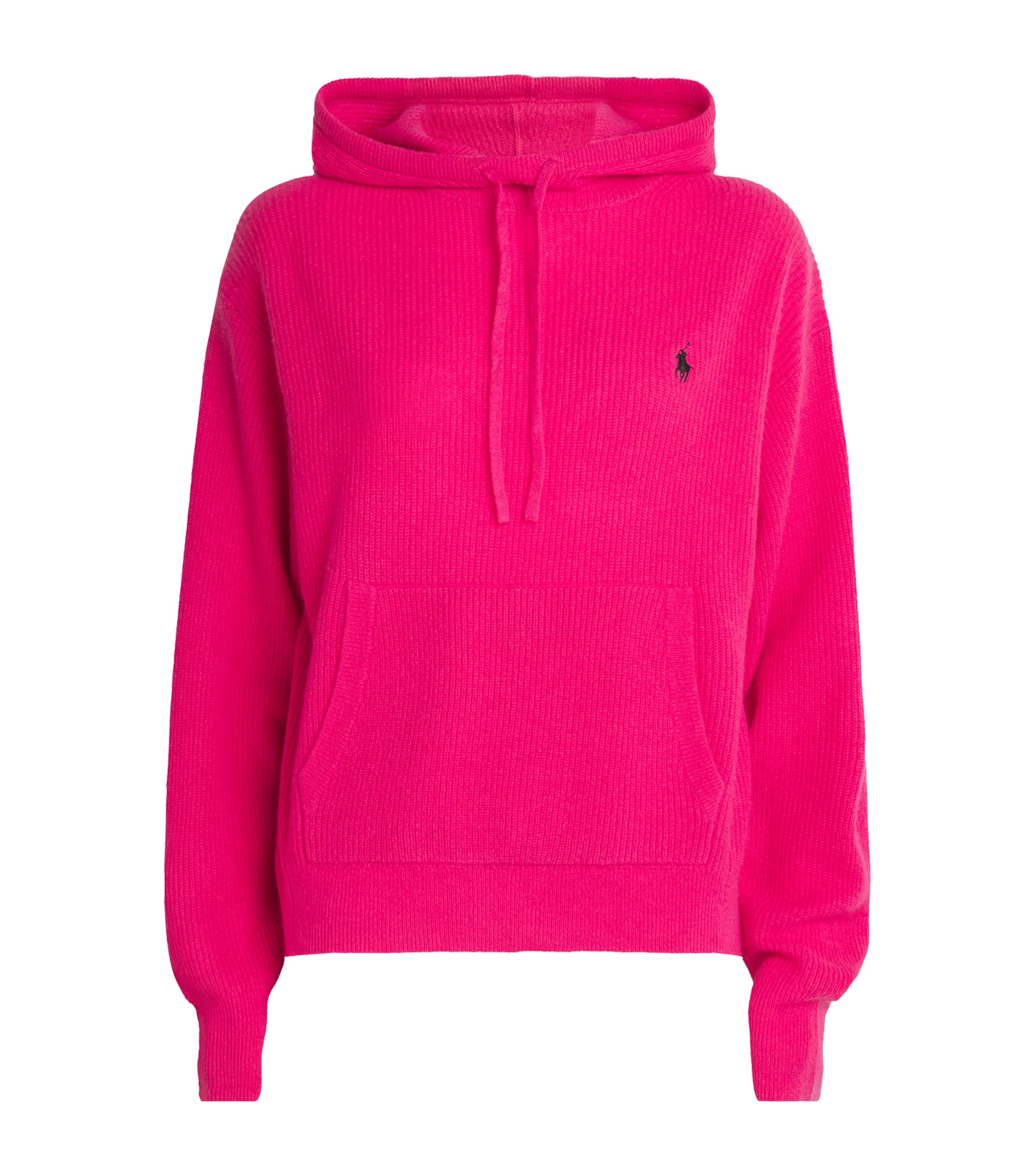 Polo Ralph Lauren Washable Cashmere Pink Pony Hoodie