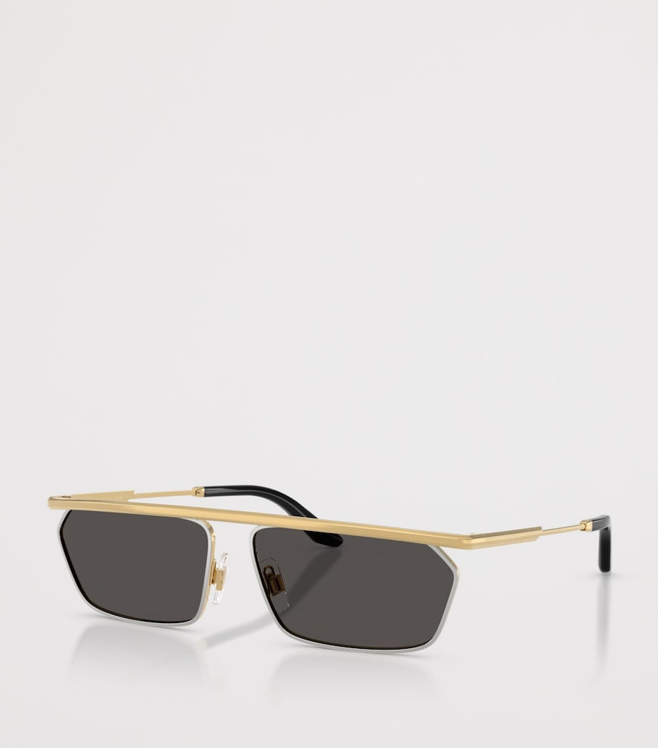 Dolce&Gabbana Metal DG2327 Classic Rectangle Sunglasses Image 2