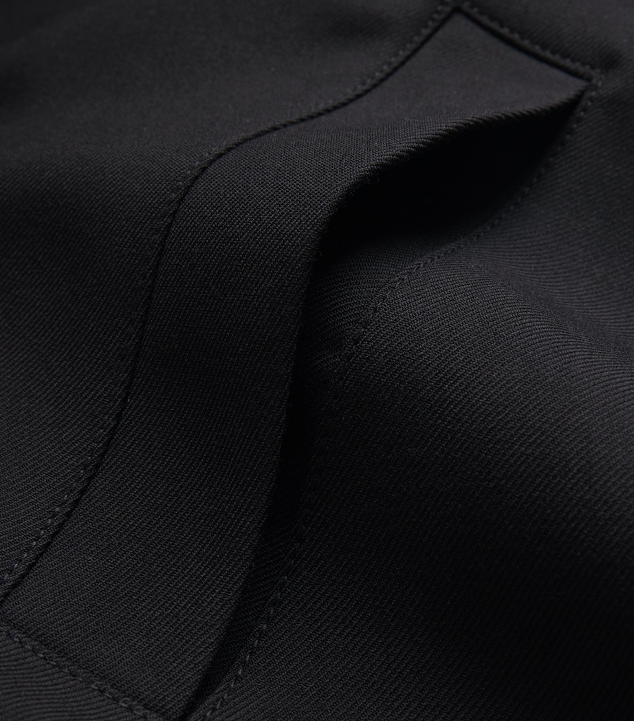 Wool-Blend Jacket BLACK Image 5