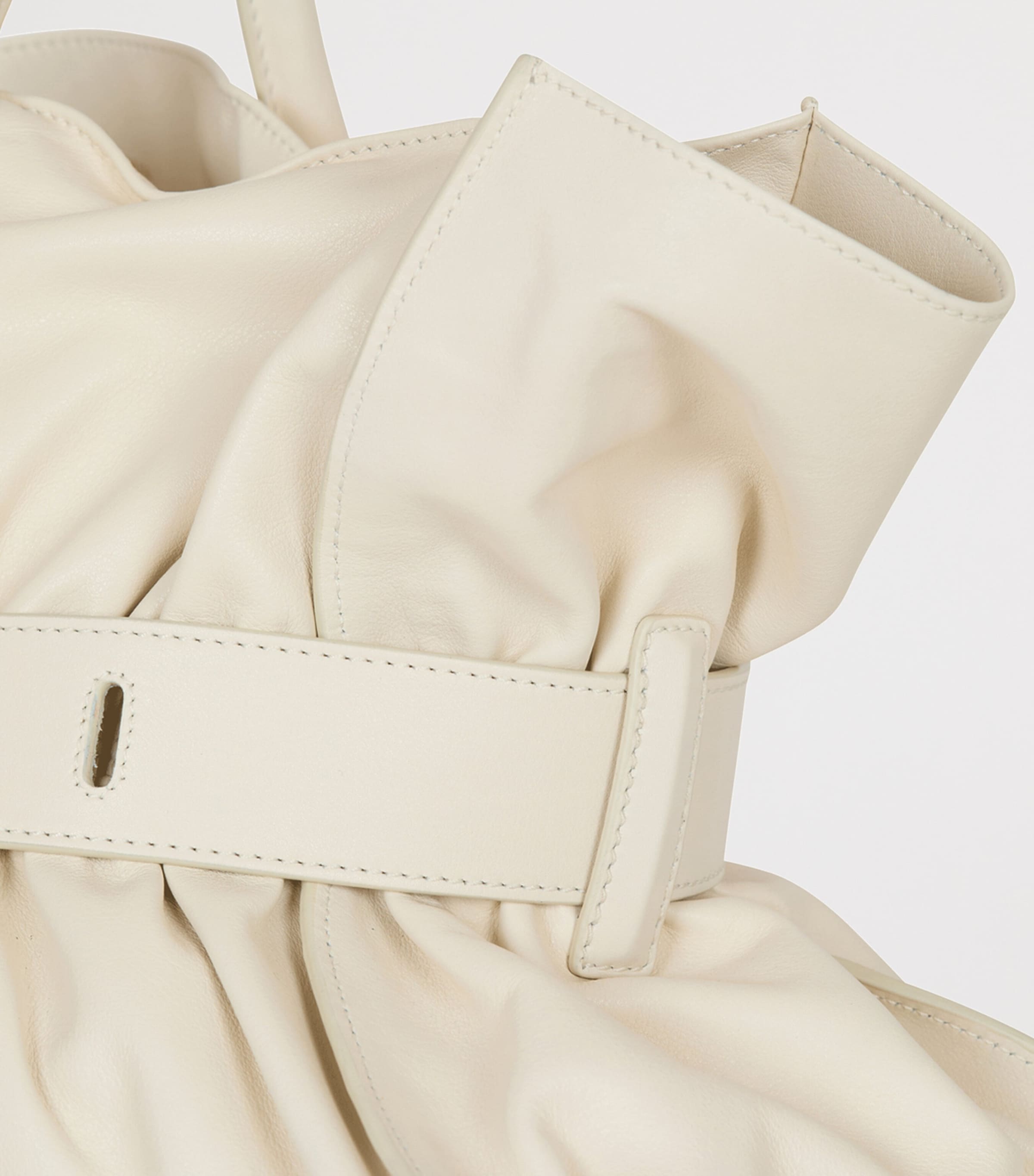 Large Leather Anthem Shoulder Bag 0DA CREME Image 2