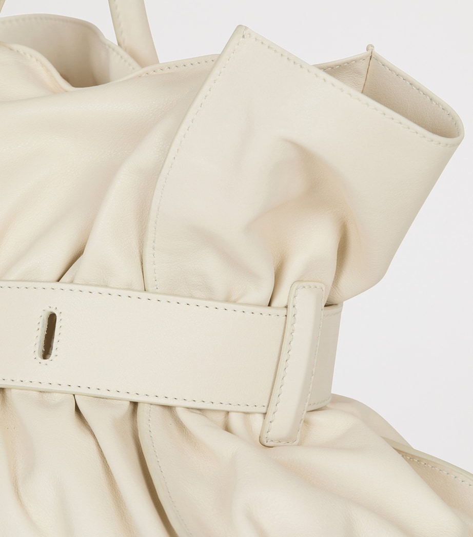 Large Leather Anthem Shoulder Bag 0DA CREME Image 2