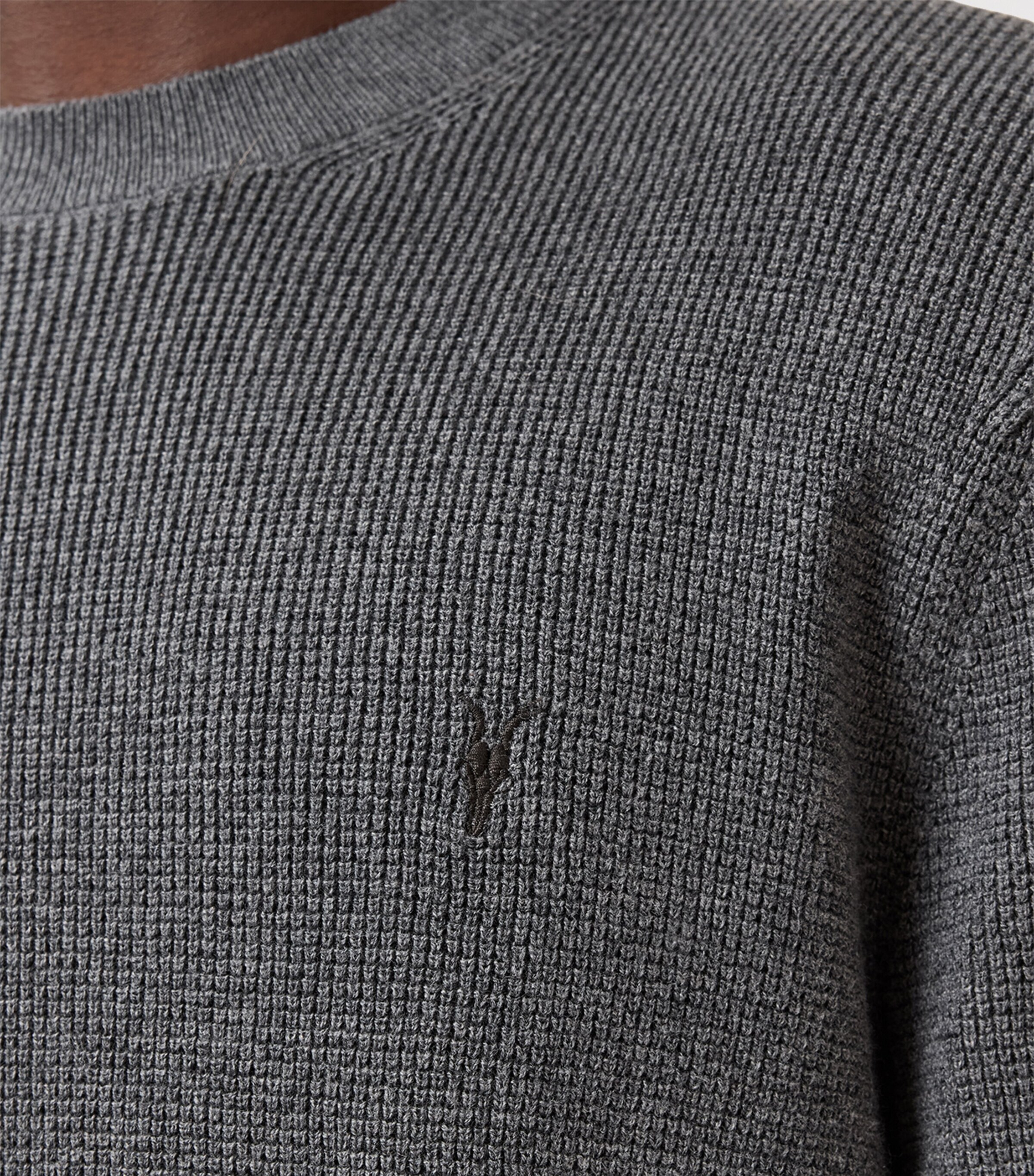 Organic Cotton-Wool Aspen Sweater MONUMENT GREY Image 8