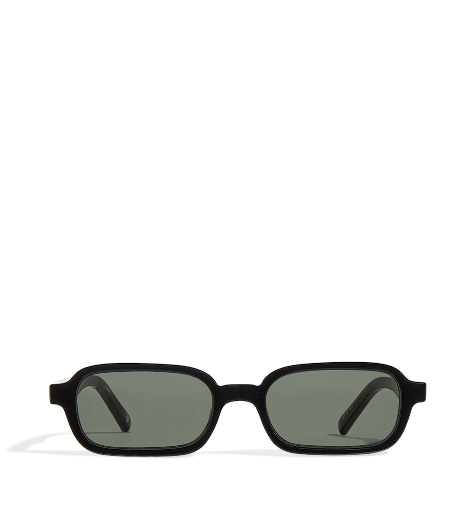 Rectangle Pilferer Sunglasses BLACK Image 1