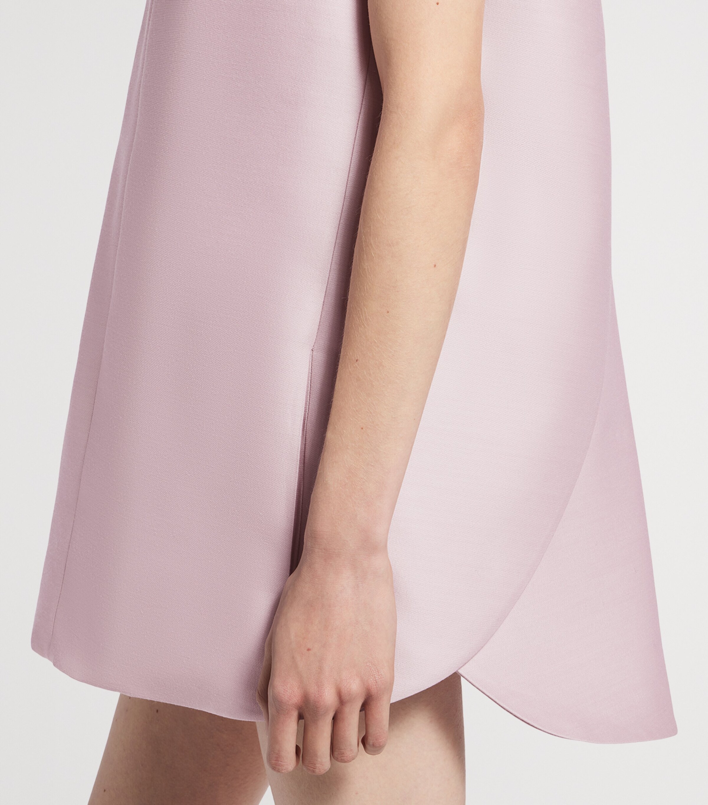 Balenciaga Womens Wool-Silk A-Line Mini Dress Image 6