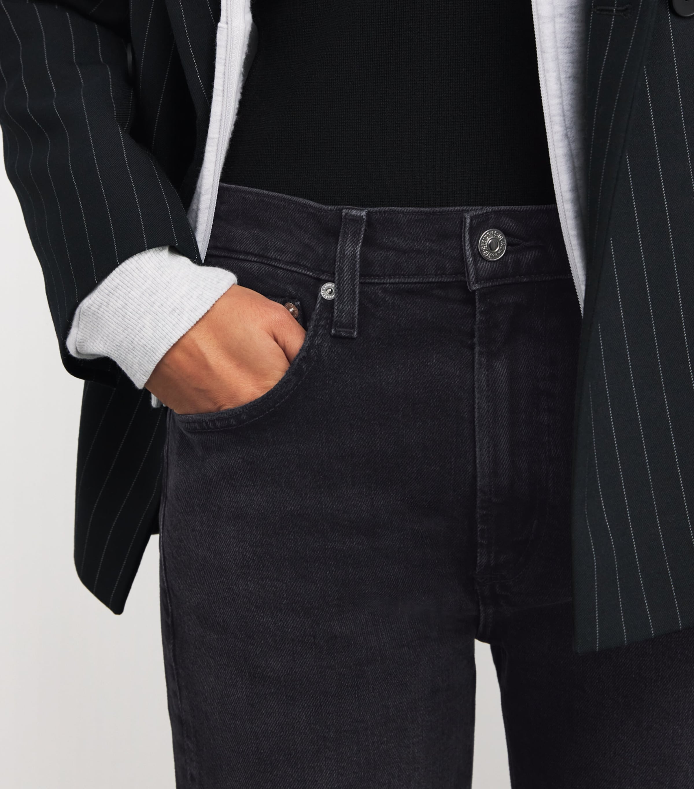 High-Rise Delfina Straight Jeans WLOW Image 6