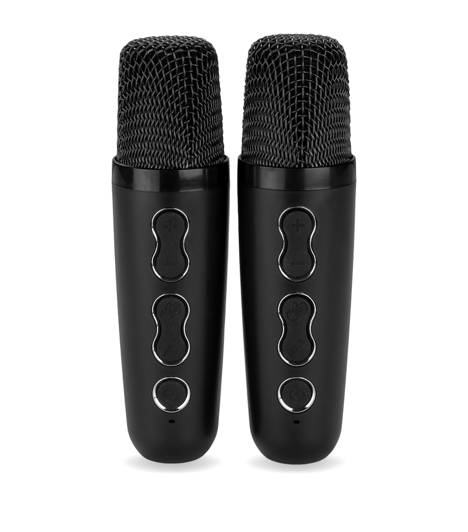 Rechargeable Bluetooth Karaoke Machine with 2 Wireless Microphones MULTI Image 3