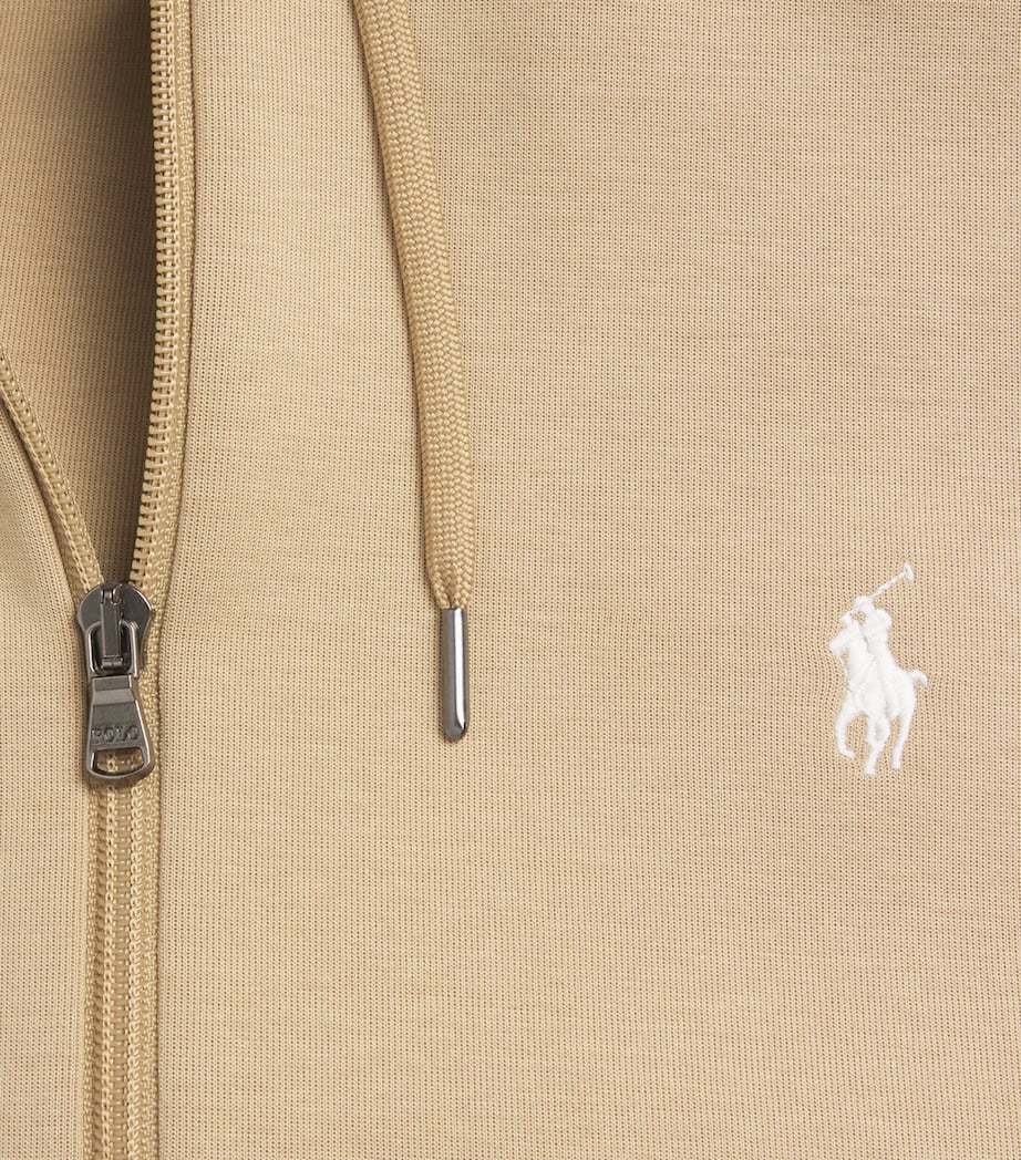 Polo Ralph Lauren Mens Cotton-Blend Logo Zip-Up Hoodie Vintage Image 6