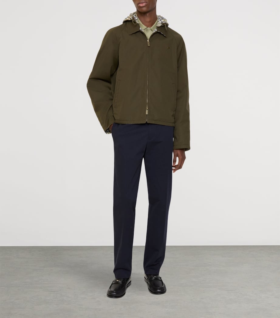 Cotton Twill Slim Chinos NAVY Image 2