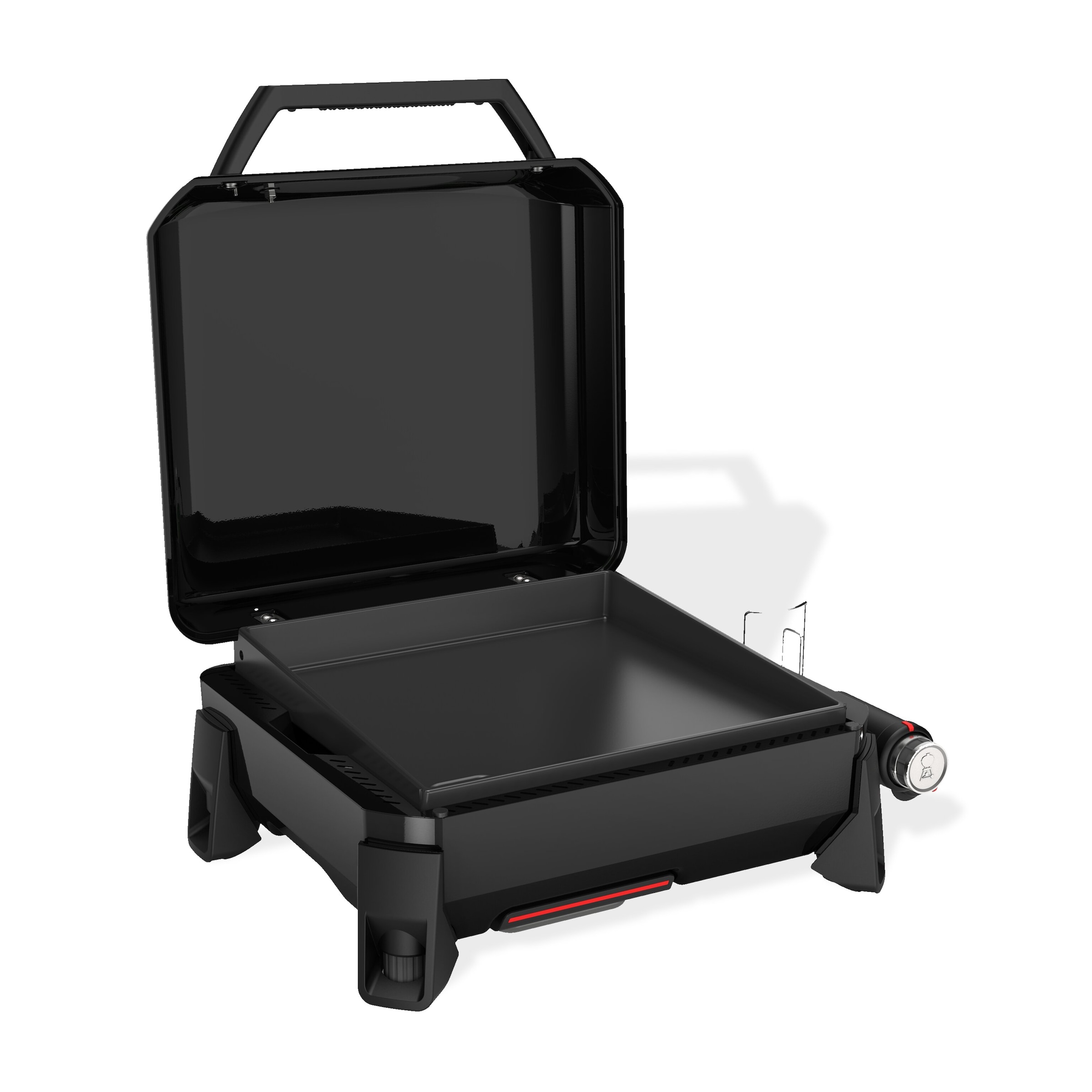 Weber Slate Premium Griddle BBQ (43cm) Black Image 2