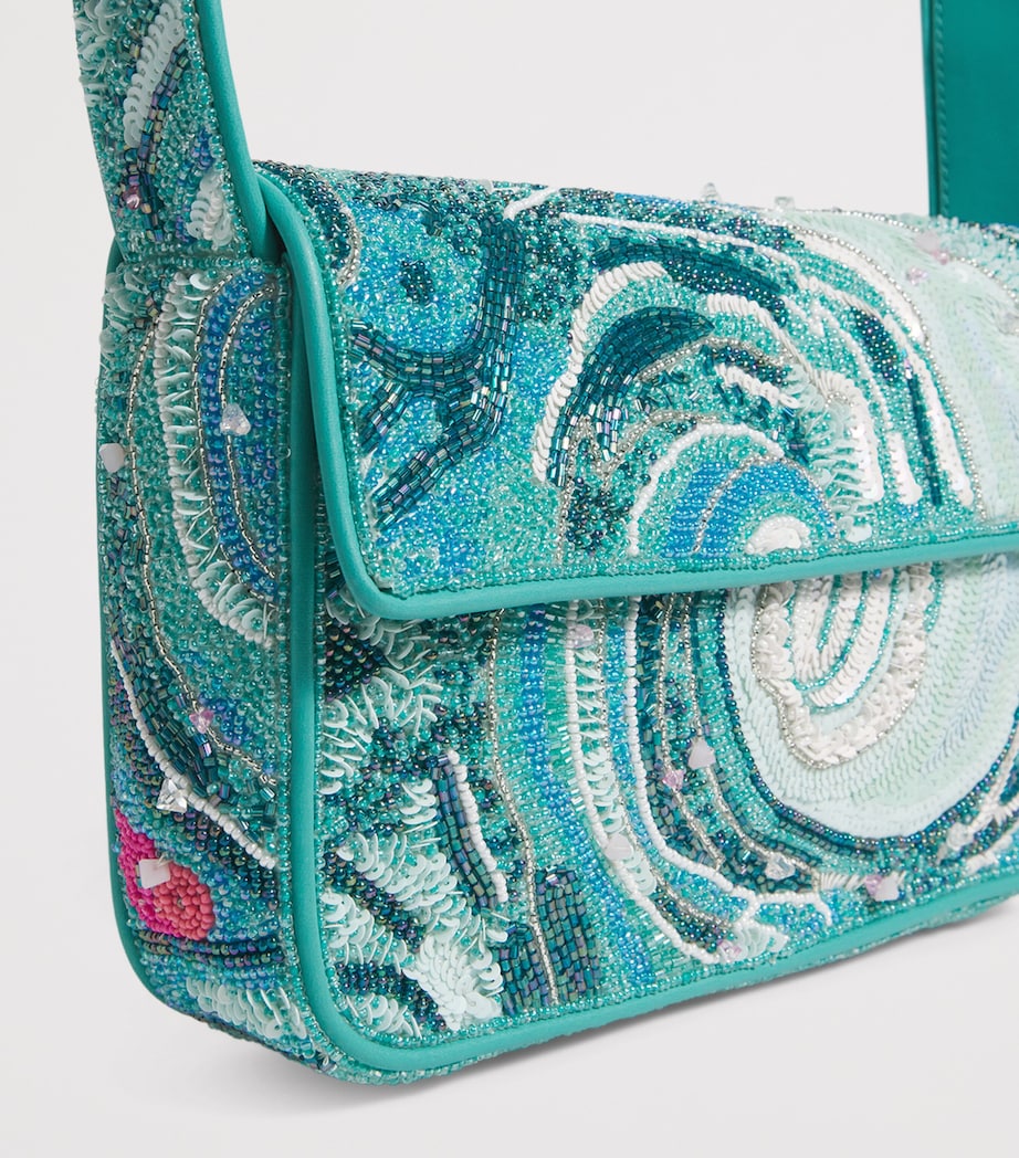 STAUD Beaded Tidal Wave Tommy Shoulder Bag Tidal Wave Image 4