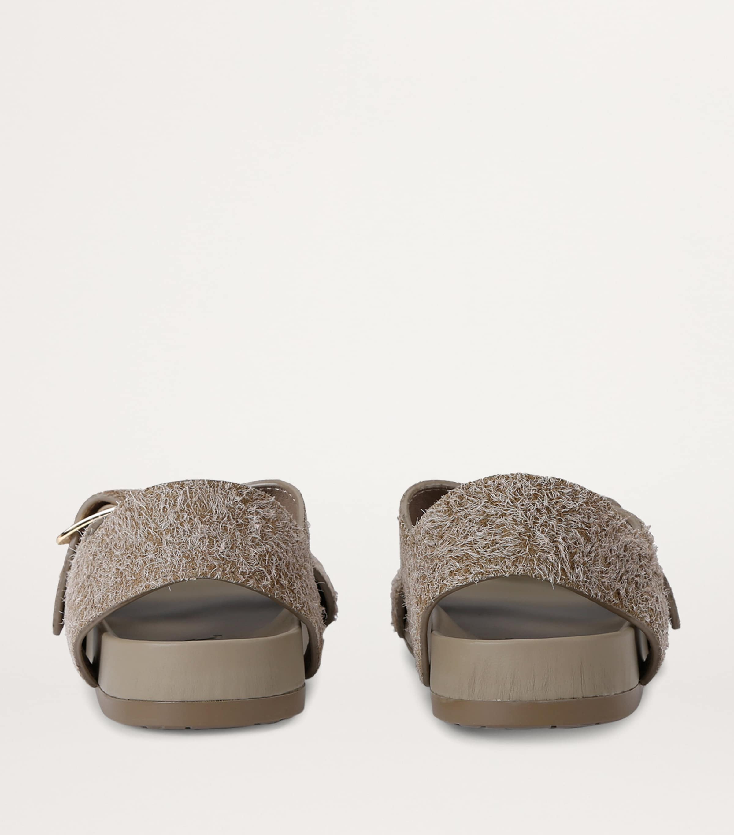 LOEWE Suede Ease Buckle Sandals | Harrods US