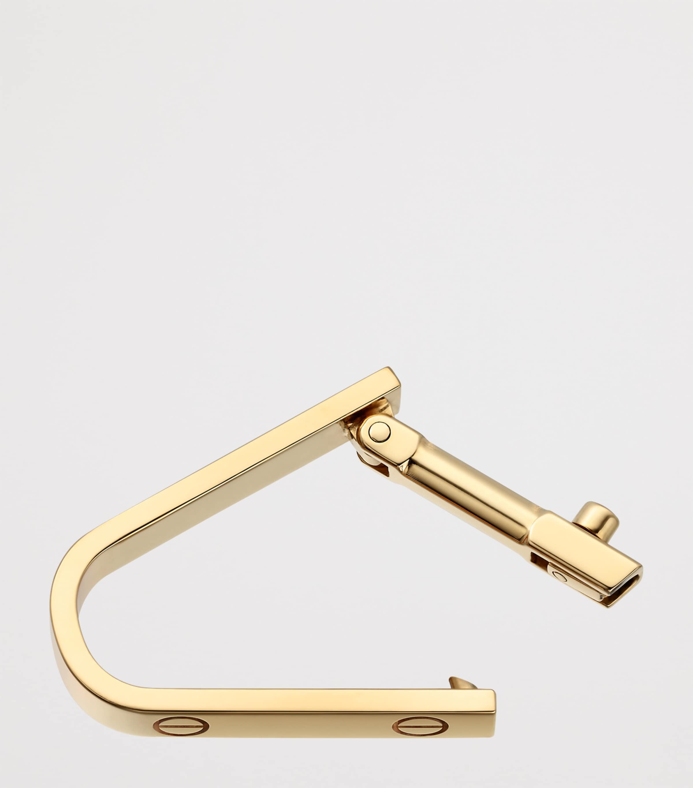 Yellow Gold LOVE Cufflinks YELLOW GOLD Image 3