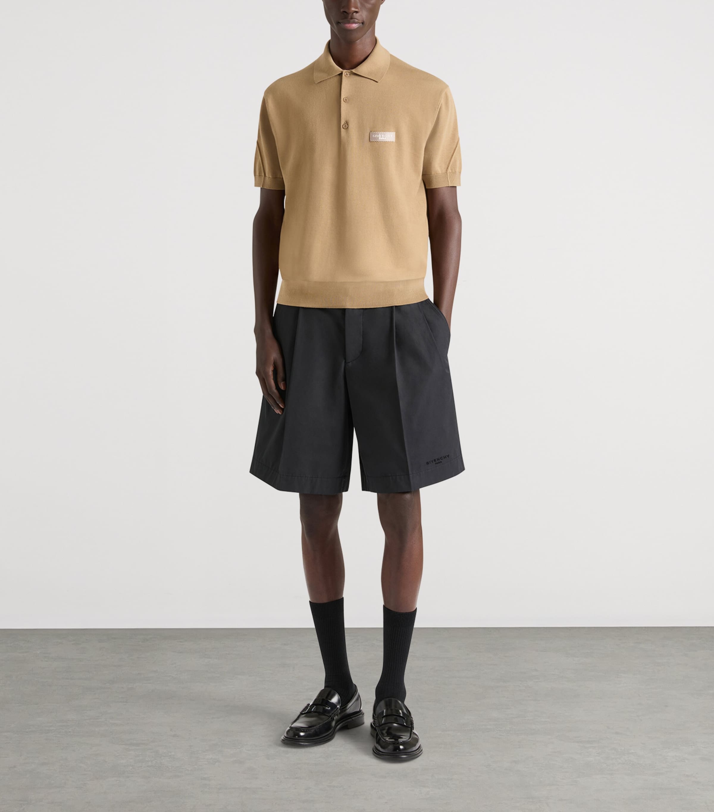 Givenchy Mens Cotton Poplin Bermuda Shorts Image 3