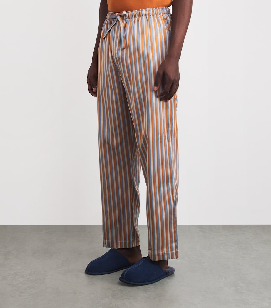 Cotton Stripe Wellington Lounge Trousers 060MUL Image 3