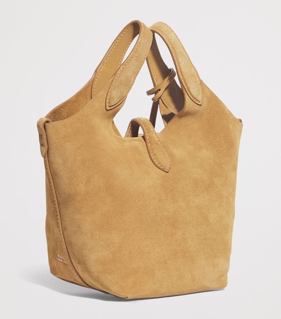 Small Suede Polo Play Cross-Body Bag CARAMEL Image 3