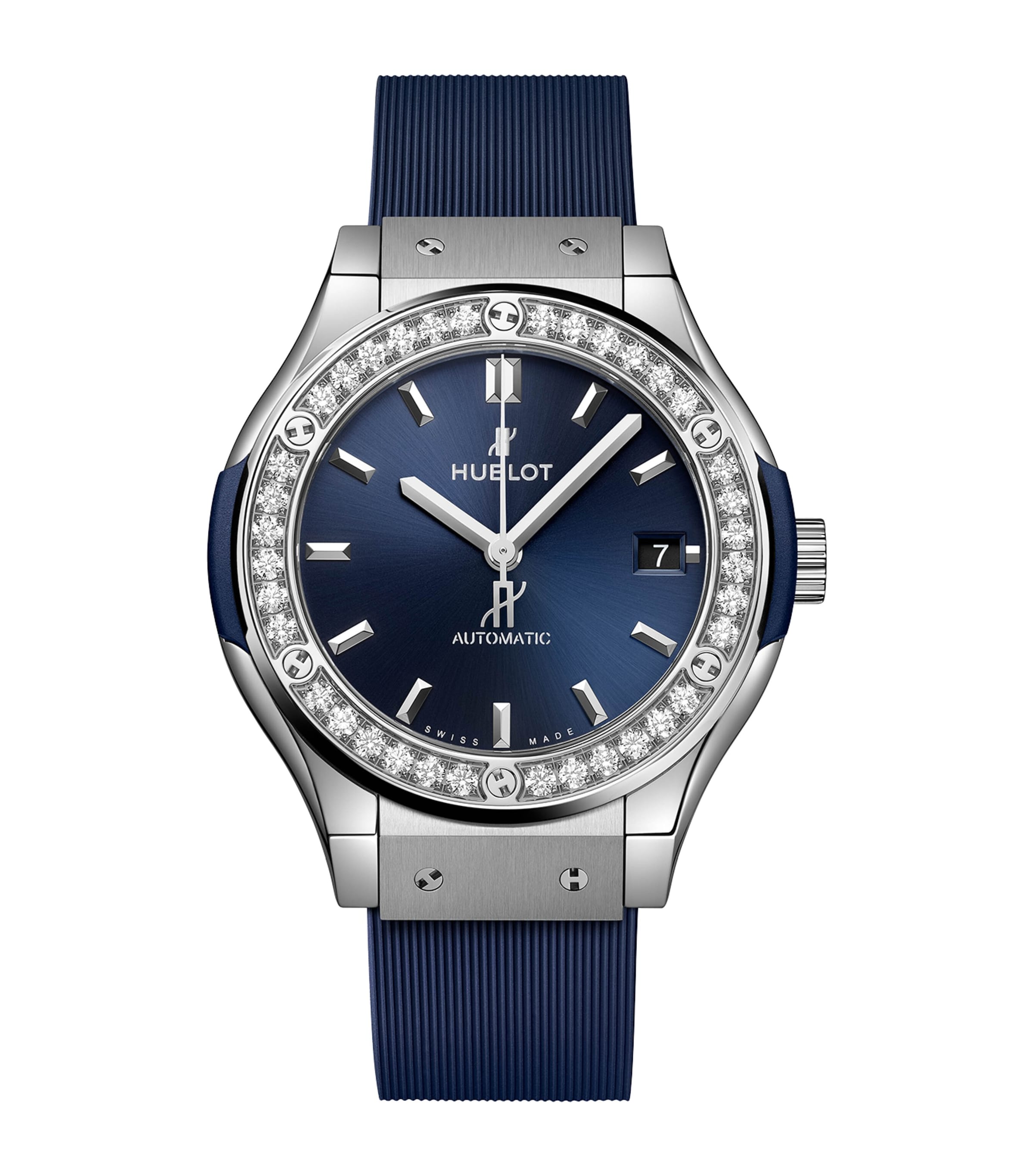 Hublot Titanium and Diamond Classic Fusion Watch 38mm Black Image 1