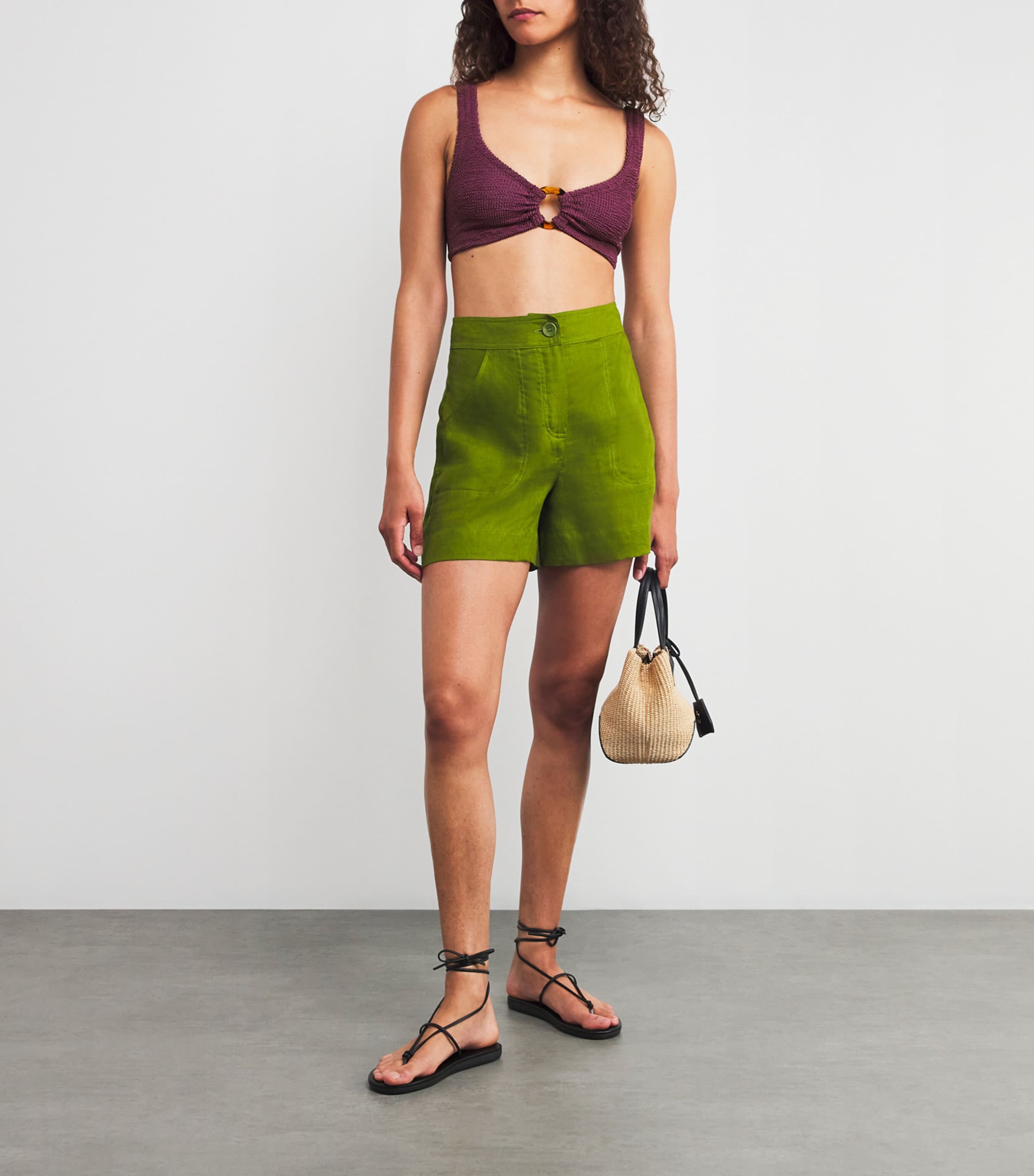 Hunza G JULIABIKINILLICMINT 関税送料込 Hunza G Julia Bikini | Brown | FARFETCH JO