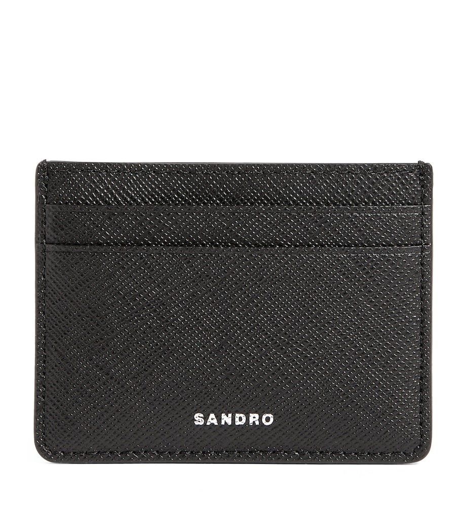 Leather Card Holder BLACK Image 1