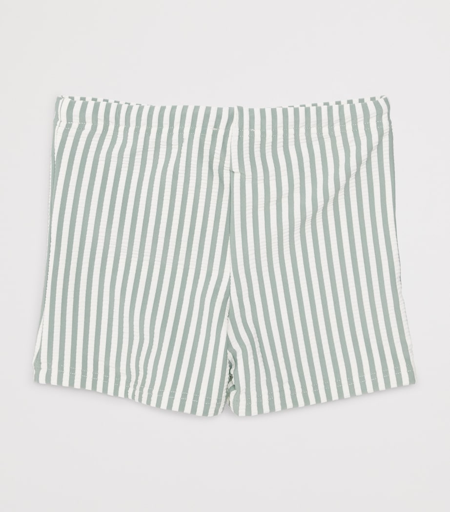 Liewood Seersuck Stripe Otto Swim Shorts (18 Months-4 Years) Yd Stripe Mint/crème Image 2